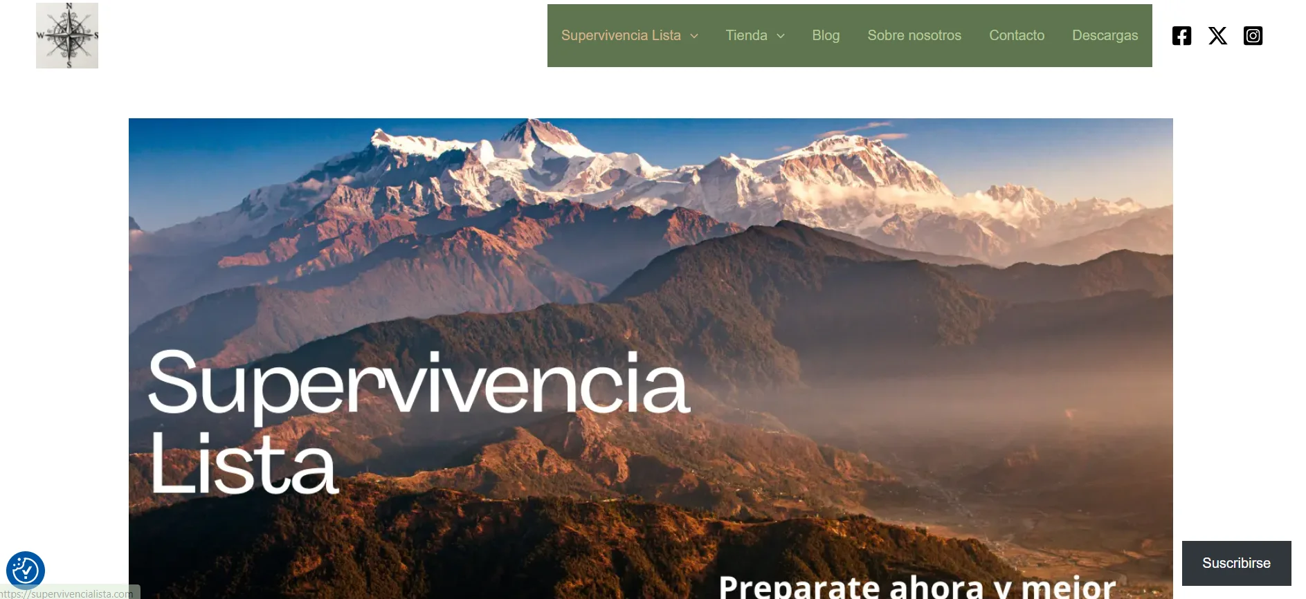landing supervivencialista