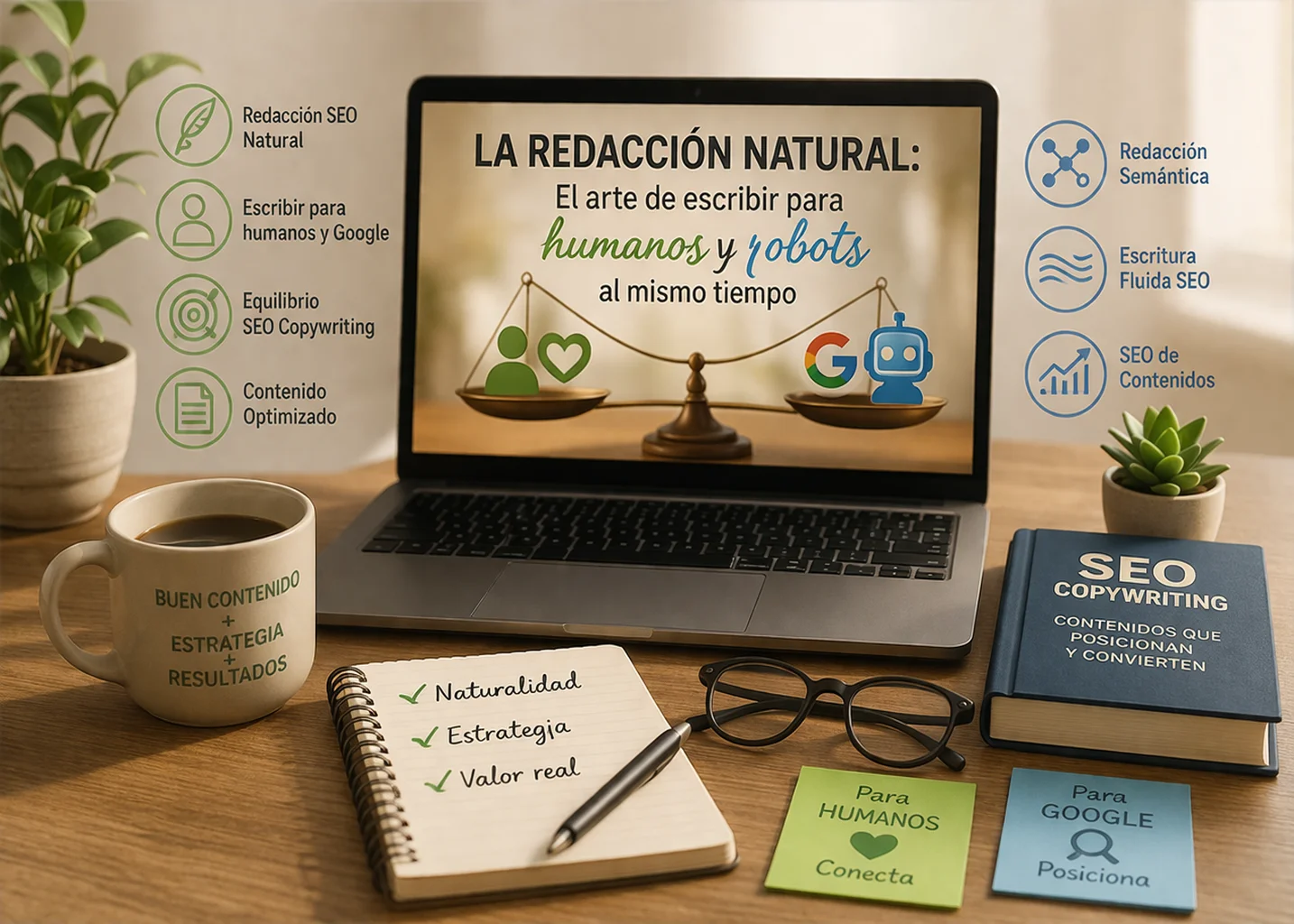 La redacción SEO natural: El arte de escribir para humanos y robots al mismo tiempo