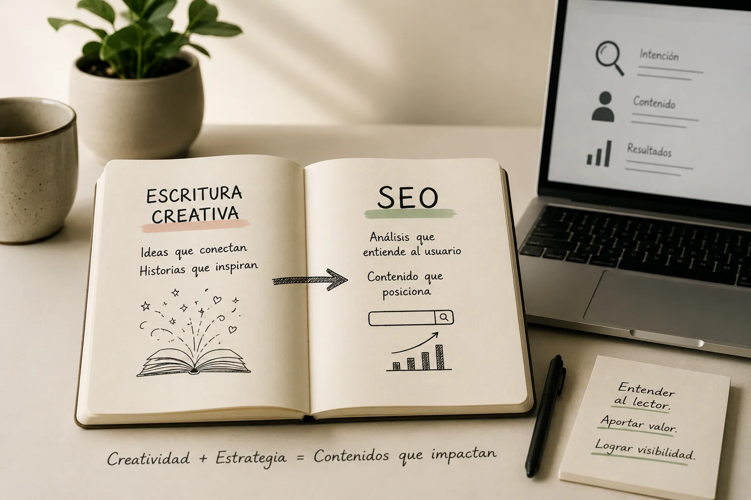 Cómo la escritura creativa mejora tu capacidad analítica en SEO